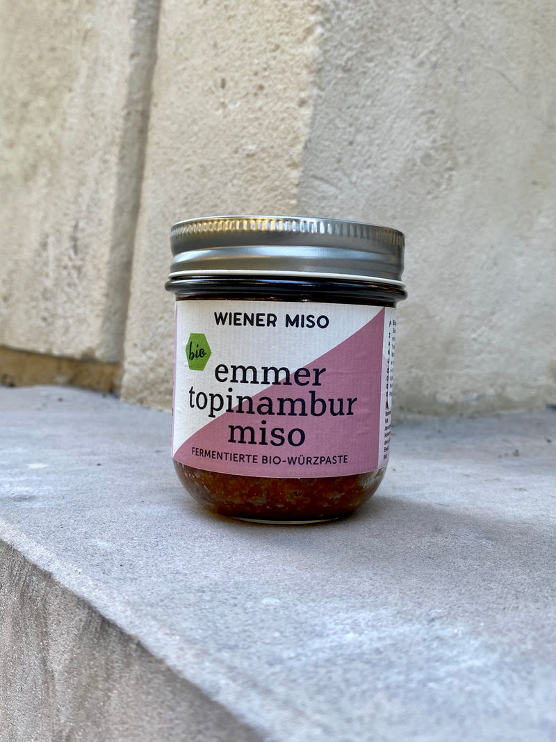 Ekologiczne miso z topinamburu i pszenicy płaskurki od Wiener Miso