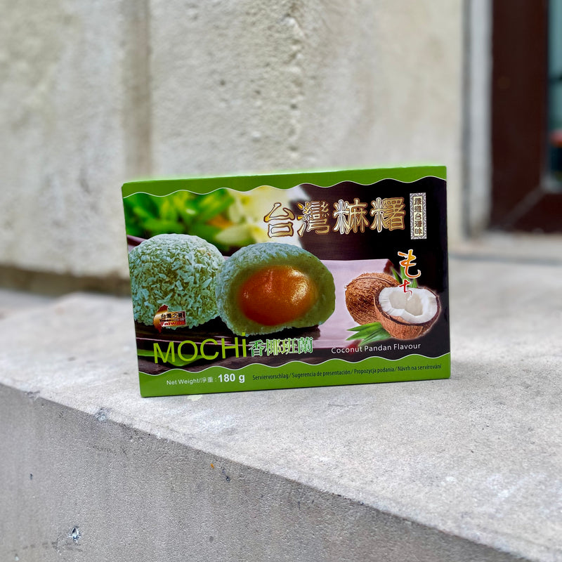 Ryżowe ciasteczka mochi o smaku kokosa i pandanowca 180g