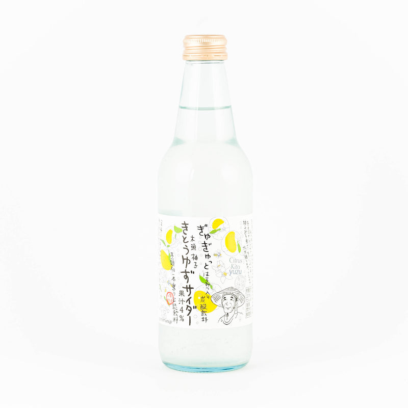 Musująca, japońska lemoniada z yuzu i miodu 340 ml