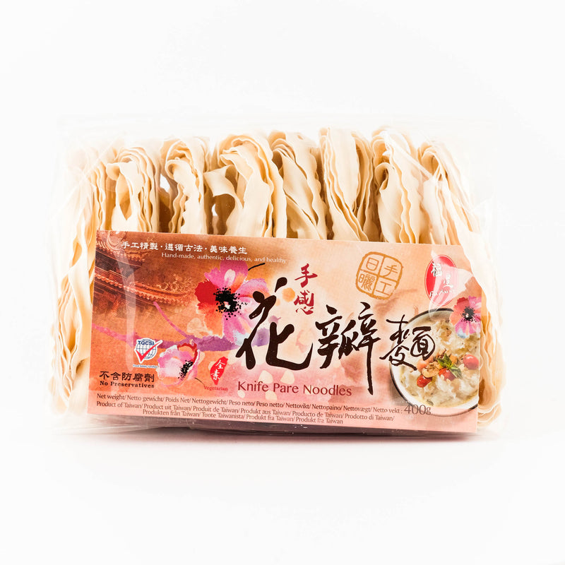 Chiński makaron krojony (knife shaved noodles)
