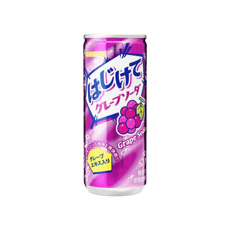 Napój Sangaria Hajikete Grape Soda