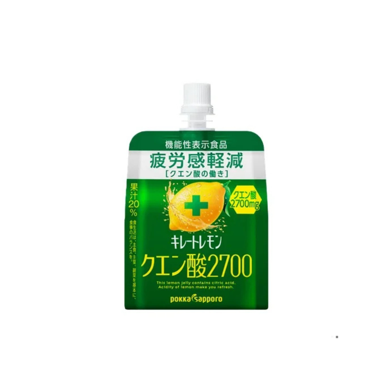 Galaretka funkcjonalna Pokka Sapporo Lemon Jelly z kwasem cytrynowym