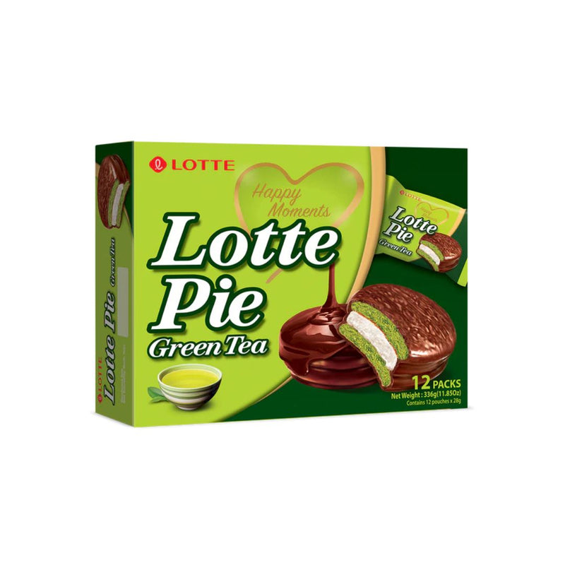 Ciastka Lotte Choco Pie o smaku zielonej herbaty