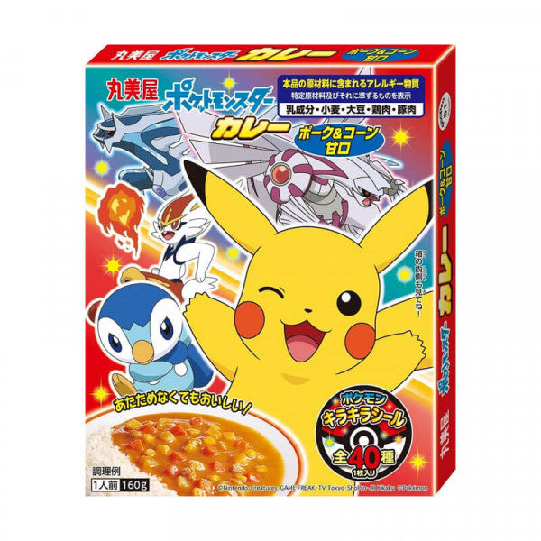 Japońskie curry instant ze słodką wieprzowiną Marumiya Pokemon